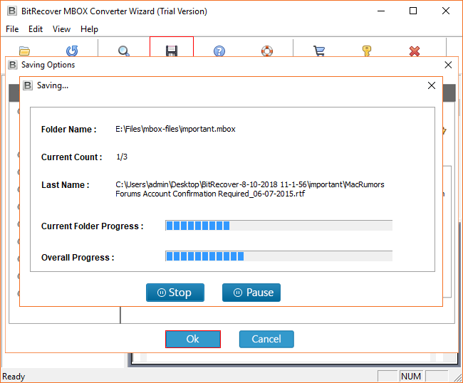 MBOX to RTF migration