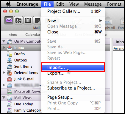 Entourage email download for mac