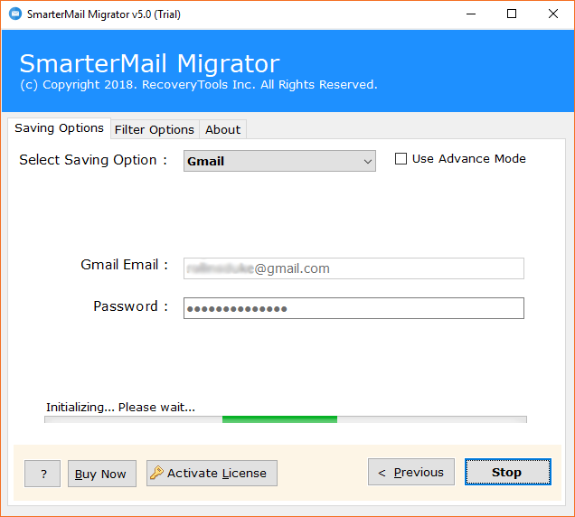 SmarterMail to Gmail migration