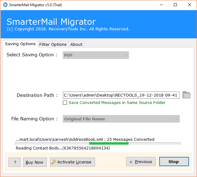 Migrate SmarterMail Server to PDF