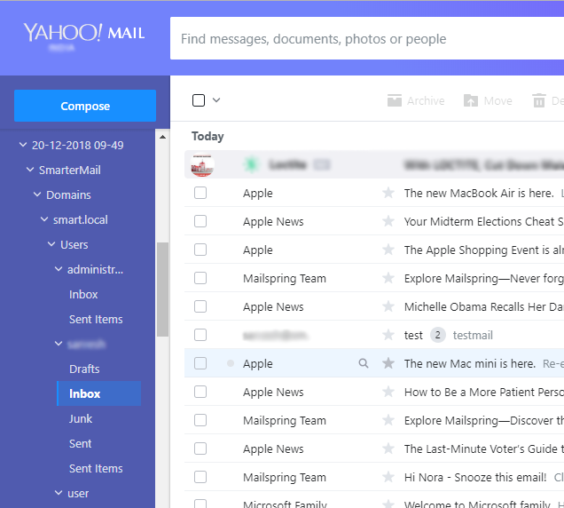 Login to your Yahoo Mail account