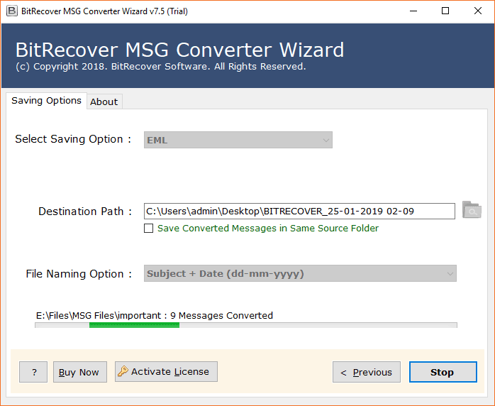 convert msg to eml mac