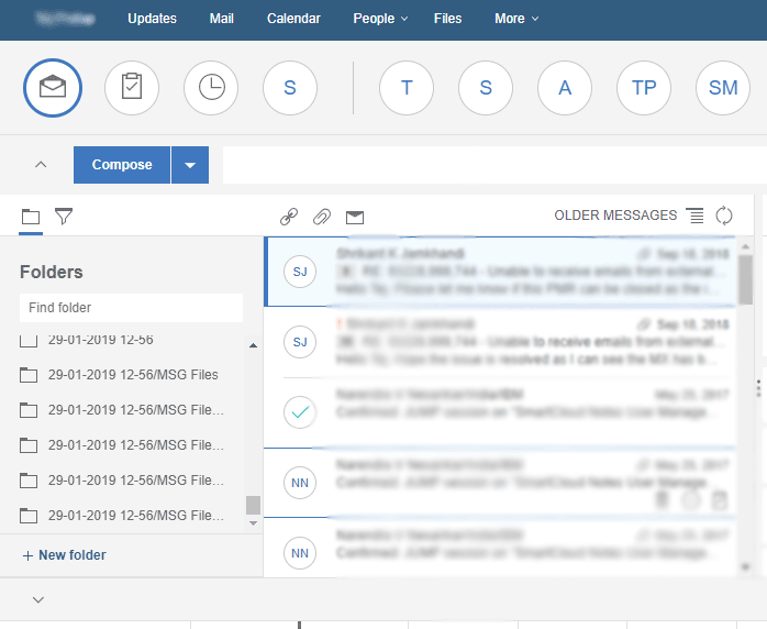 output files