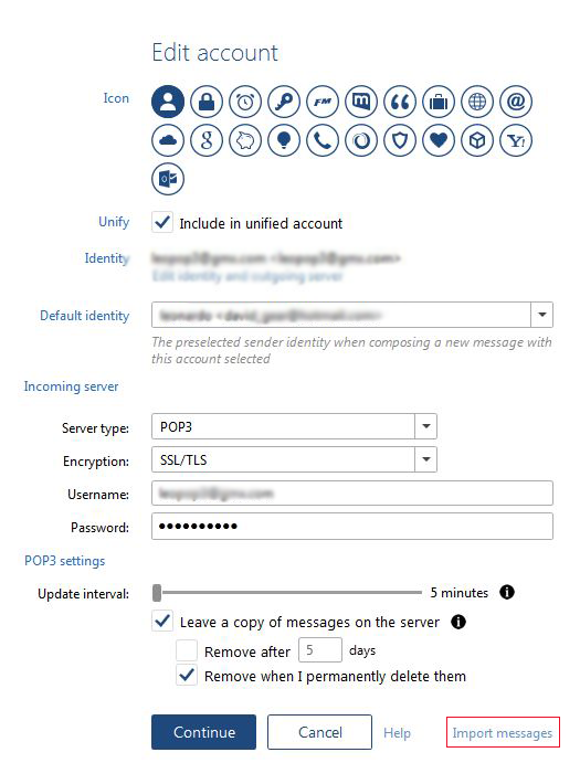 how to import contacts into mailbird