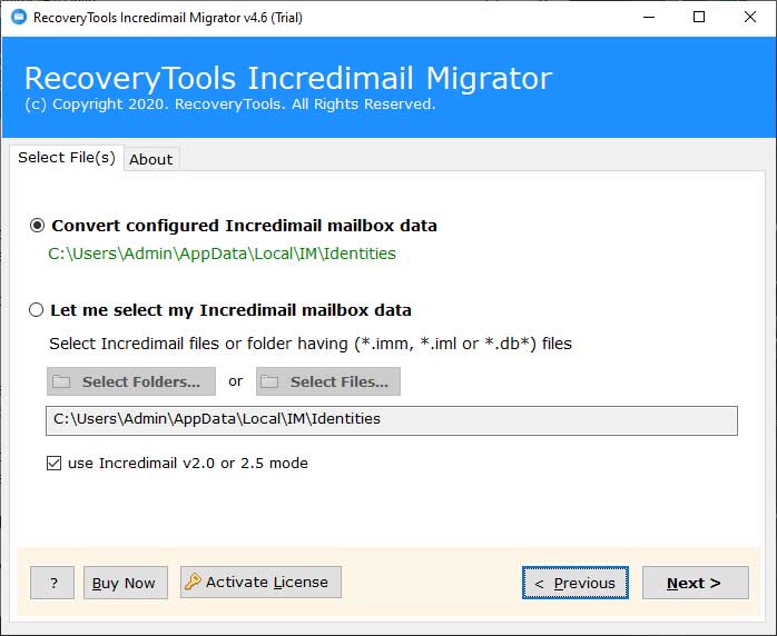 IncrediMail to Outlook Converter