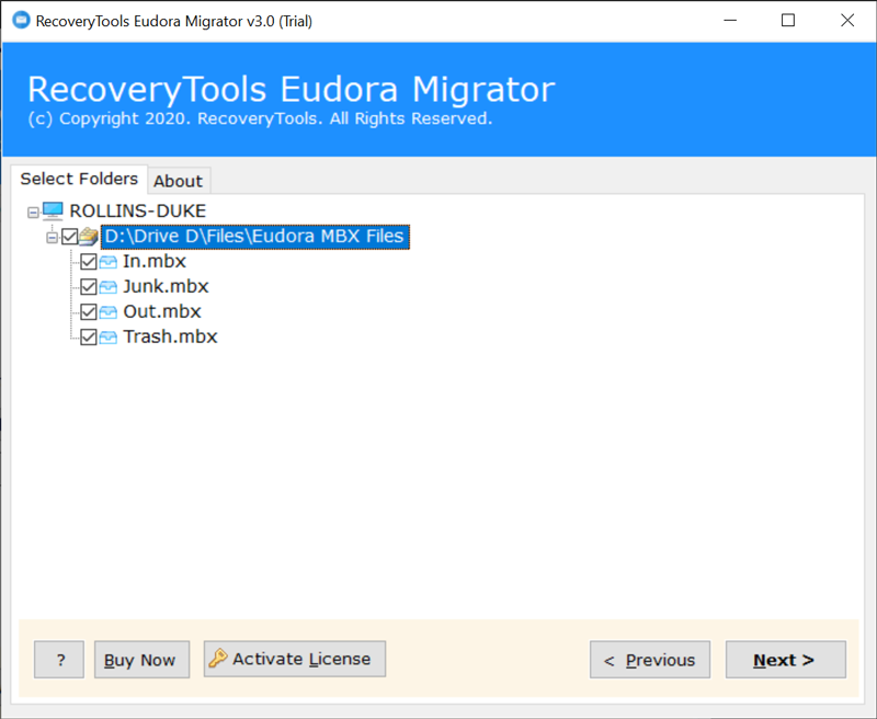 Eudora to Thunderbird migration