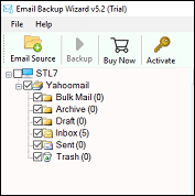 can i add 1 folder only from my yahoo mail inbox to gmail