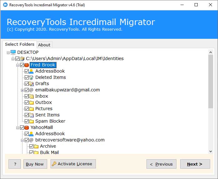 preview IncrediMail files