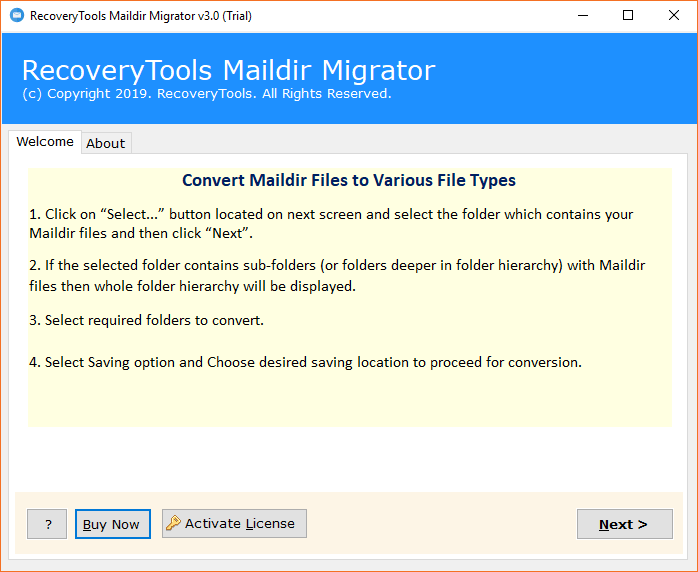 Maildir File Converter